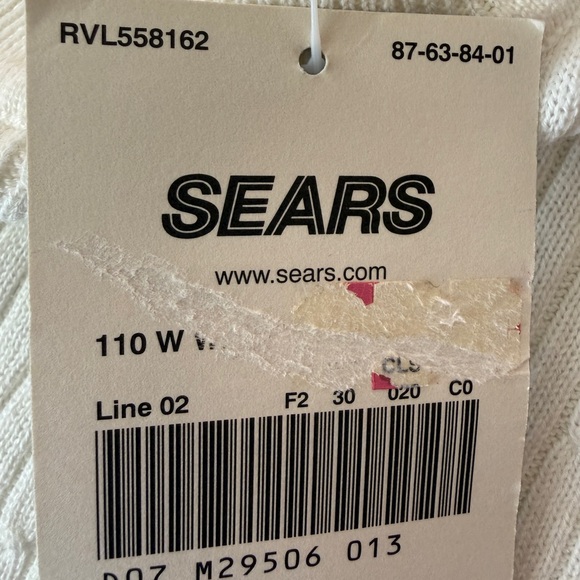 Laura Scott Ivory Ribbed Knit Mock Neck Sweater Women XL NWT Vintage - Picture 5 of 12